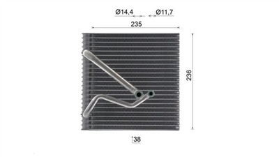 MAHLE ORIGINAL AE 223 000S Číslo výrobce: 72560801.