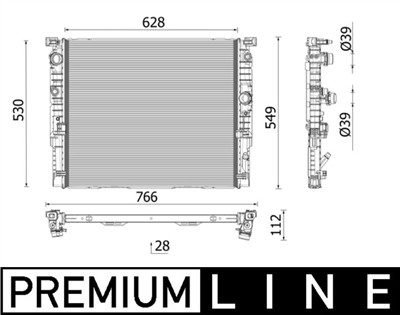 MAHLE ORIGINAL CR 2771 000P Číslo výrobce: 72570753. EAN: 4057635238526.
