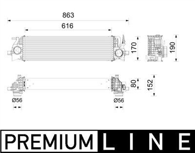 MAHLE ORIGINAL CI 736 000P Číslo výrobce: 72572940. EAN: 4057635241540.