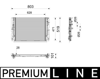 MAHLE ORIGINAL CRE 13 000P Číslo výrobce: 72572931. EAN: 4057635241502.