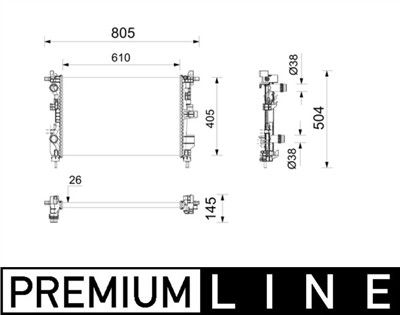 MAHLE ORIGINAL CR 2797 000P Číslo výrobce: 72575611. EAN: 4057635245258.