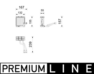 MAHLE ORIGINAL AE 261 000P Číslo výrobce: 72574961.