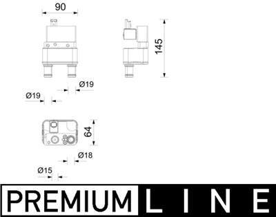 MAHLE ORIGINAL ACH 8 000P Číslo výrobce: 72576385. EAN: 4057635245999.