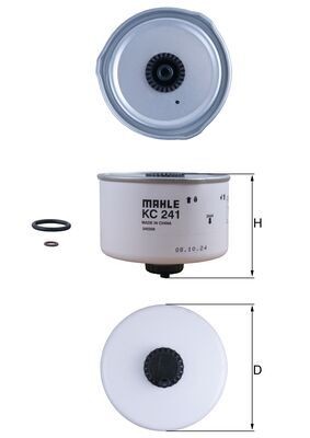 MAHLE ORIGINAL KC 241D Číslo výrobce: 72573946. EAN: 4009026729151.