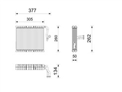 MAHLE ORIGINAL AE 265 000P