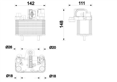 MAHLE ORIGINAL ACH 13 000P Číslo výrobce: 72587522. EAN: 4057635257831.