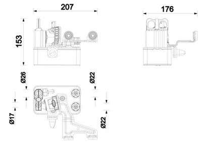 MAHLE ORIGINAL ACH 14 000P Číslo výrobce: 72587524. EAN: 4057635257848.