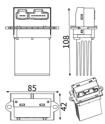 MAHLE ORIGINAL ABR 182 000S Číslo výrobce: 72575081. EAN: 4057635244329.