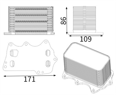 MAHLE ORIGINAL CLC 350 001S Číslo výrobce: 72570248. EAN: 4057635237888.