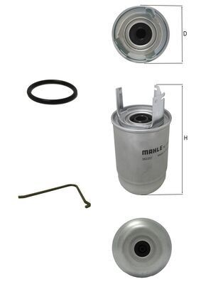 MAHLE ORIGINAL KL 1252D Číslo výrobce: 72577122. EAN: 4057635247634.