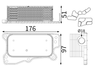 MAHLE ORIGINAL CLC 13 001S Číslo výrobce: 72575471. EAN: 4057635245029.