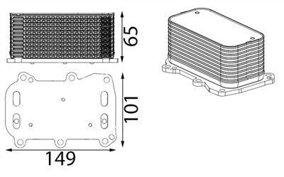 MAHLE ORIGINAL CLC 431 000S Číslo výrobce: 72575131. EAN: 4057635244626.
