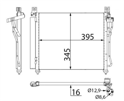 MAHLE ORIGINAL AC 591 000S Číslo výrobce: 72577611. EAN: 4057635248891.