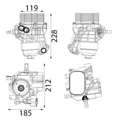MAHLE ORIGINAL CLC 466 000S Číslo výrobce: 72587231. EAN: 4057635256988.