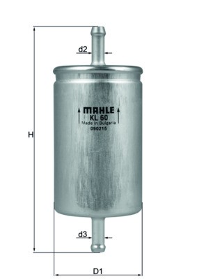 MAHLE ORIGINAL KL 60 Číslo výrobce: 76557771. EAN: 4009026306437.