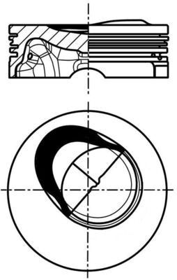 MAHLE ORIGINAL 028 PI 00130 000 Číslo výrobce: 71 L 55. EAN: 4009026954515.