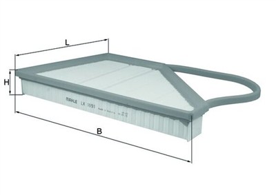 MAHLE ORIGINAL LX 1091 Číslo výrobce: 70517300. EAN: 4009026730812.
