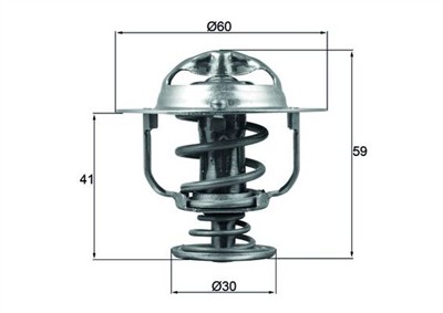 MAHLE ORIGINAL TX 177 82D Číslo výrobce: 72402116. EAN: 4009026957097.