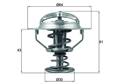 MAHLE ORIGINAL TX 178 78D Číslo výrobce: 72402132. EAN: 4009026957110.