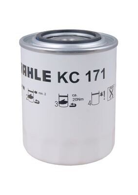 MAHLE ORIGINAL KC 171 Číslo výrobce: 76831168. EAN: 4009026503560.