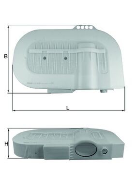 MAHLE ORIGINAL LX 2810 Číslo výrobce: 72343519. EAN: 4009026930397.