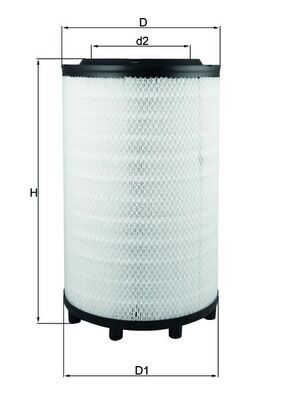 MAHLE ORIGINAL LX 3582 Číslo výrobce: 72390773. EAN: 4009026953020.