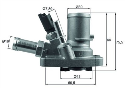 MAHLE ORIGINAL TI 258 80 Číslo výrobce: 72409638. EAN: 4009026958711.