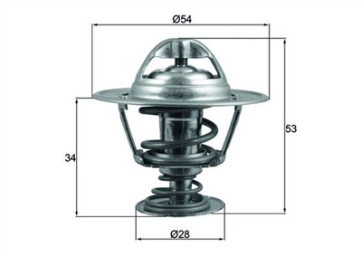 MAHLE ORIGINAL TX 203 88D Číslo výrobce: 72409655. EAN: 4009026958735.