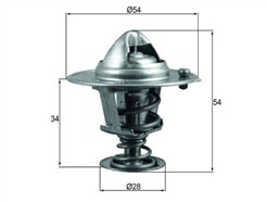 MAHLE ORIGINAL TX 206 88D