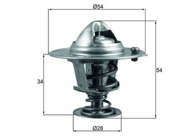 MAHLE ORIGINAL TX 206 88D Číslo výrobce: 72409752. EAN: 4009026958766.