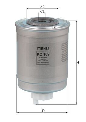 MAHLE ORIGINAL KC 109 Číslo výrobce: 78424558. EAN: 4009026106044.