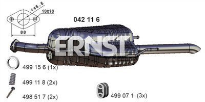 ERNST 042116 EAN: 4007463042116.
