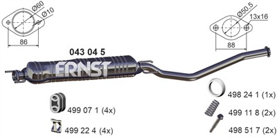 ERNST 043045 EAN: 4007463043045.