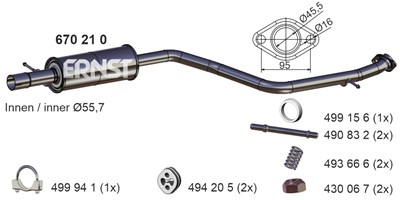 ERNST 670210 EAN: 4007463670210.