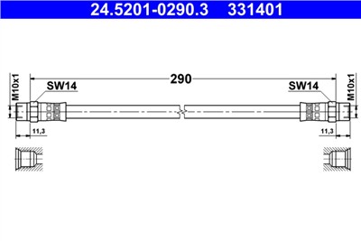 ATE 24.5201-0290.3 Číslo výrobce: 331401. EAN: 4006633417877.