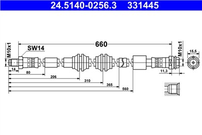 ATE 24.5140-0256.3 Číslo výrobce: 331445. EAN: 4006633421911.