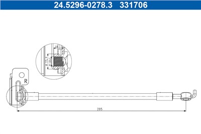 ATE 24.5296-0278.3 Číslo výrobce: 331706. EAN: 4006633498937.