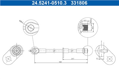 ATE 24.5241-0510.3 Číslo výrobce: 331806. EAN: 4006633504638.