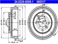 ATE 24.0220-0009.1
