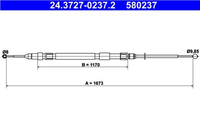 ATE 24.3727-0237.2 Číslo výrobce: 580237. EAN: 4006633312226.