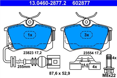 ATE 13.0460-2877.2 Číslo výrobce: 602877. EAN: 4006633179287.