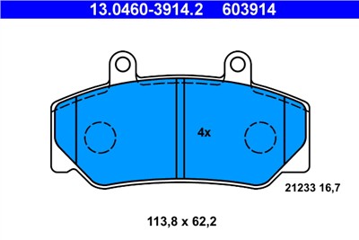 ATE 13.0460-3914.2 Číslo výrobce: 603914. EAN: 4006633110389.