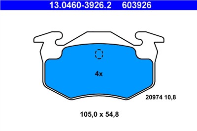 ATE 13.0460-3926.2 Číslo výrobce: 603926. EAN: 4006633075480.