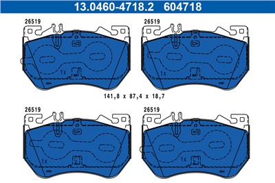 ATE 13.0460-4718.2 Číslo výrobce: 604718.