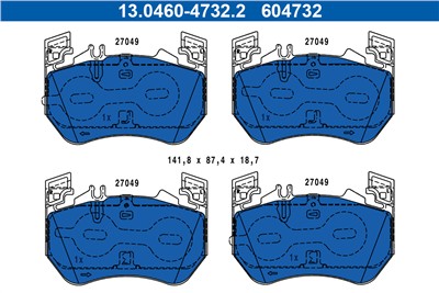 ATE 13.0460-4732.2 Číslo výrobce: 604732. EAN: 4006633512046.