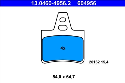 ATE 13.0460-4956.2 Číslo výrobce: 604956. EAN: 4006633141369.