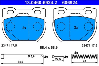 ATE 13.0460-6924.2 Číslo výrobce: 606924. EAN: 4006633373715.