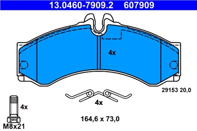 ATE 13.0460-7909.2 Číslo výrobce: 607909. EAN: 4006633337588.