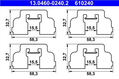 ATE 13.0460-0240.2 Číslo výrobce: 610240. EAN: 4006633473309.