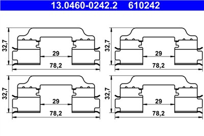 ATE 13.0460-0242.2 Číslo výrobce: 610242. EAN: 4006633473385.